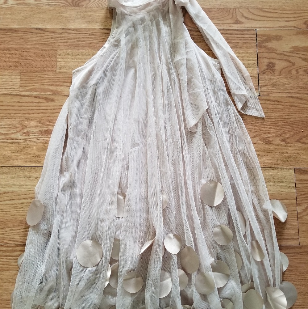 ❤SOLD❤ Neutral Shift Dress - Picture 3 of 3